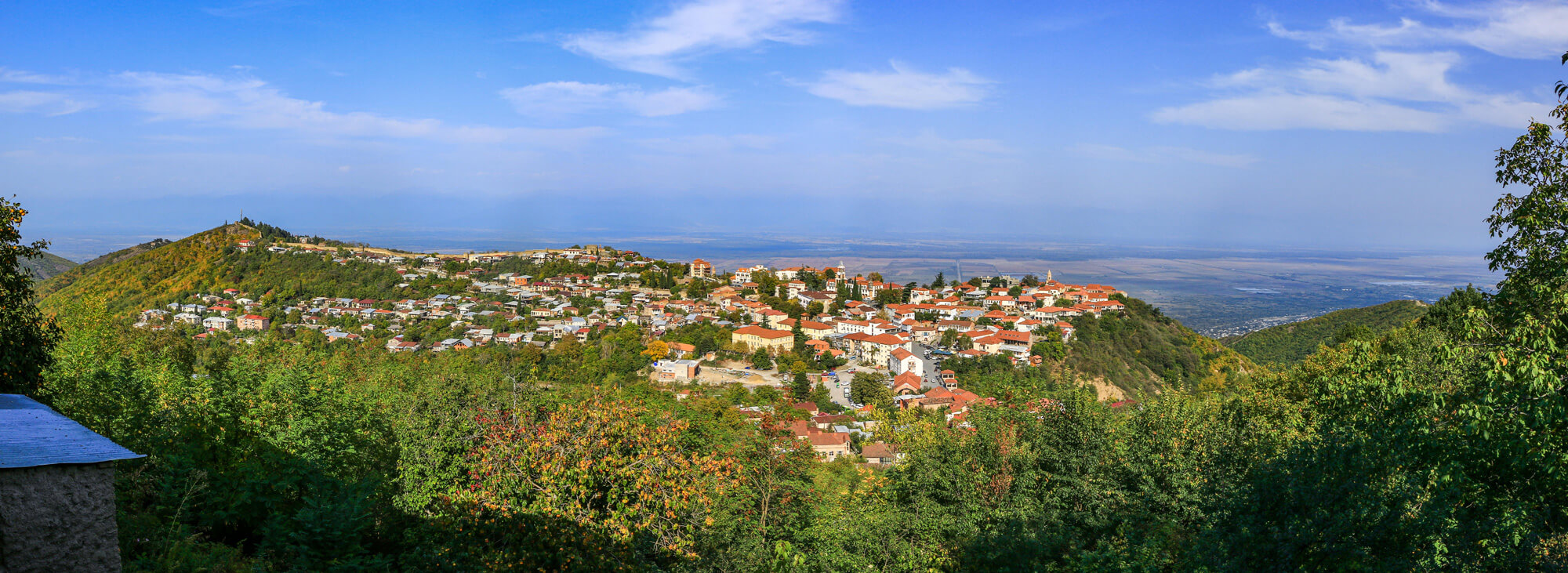 Sighnaghi vue panoramique depuis The Terrace