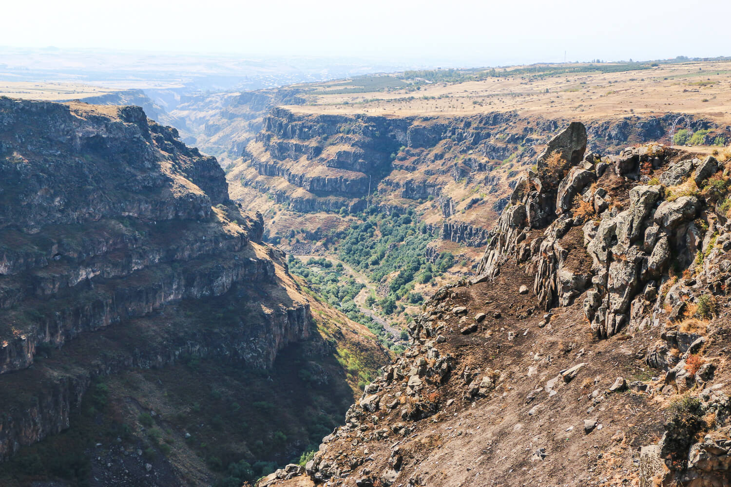 canyon Kasagh et le monastère Saghmosavank Arménie