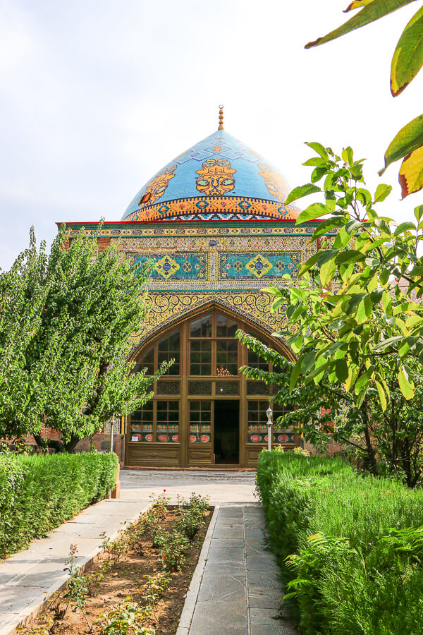 mosquée bleue jardins tropicaux erevan