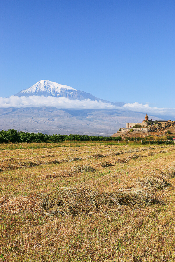 Khor Virap vue sur le Mont Ararat Arménie