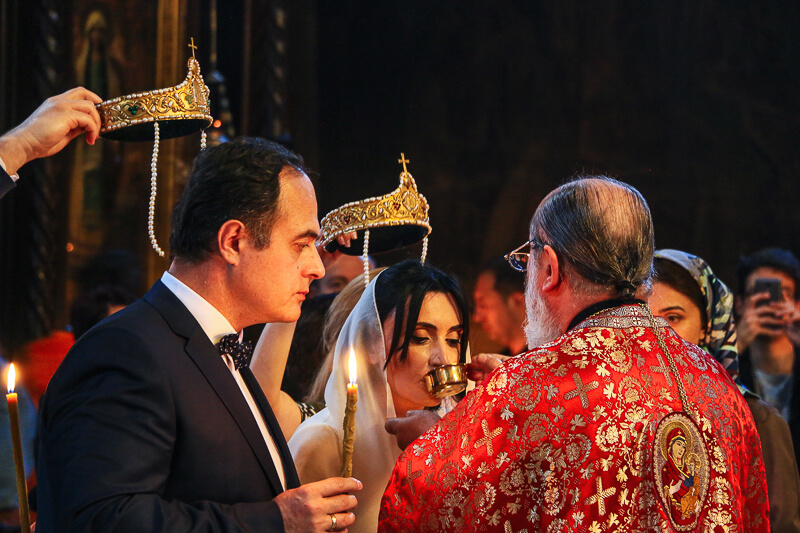 mariage géorgien église tbilissi