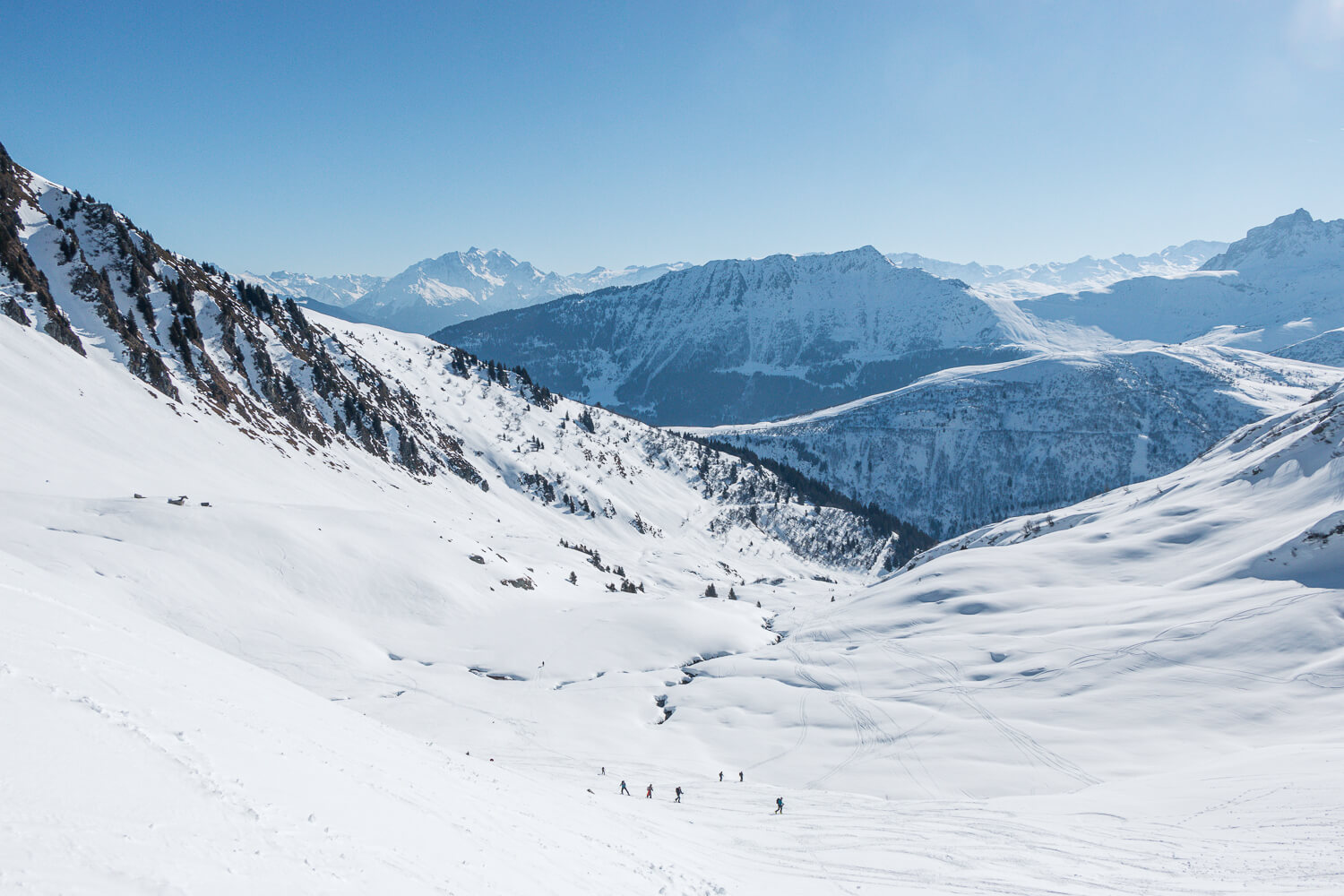 ascension ski de rando dans le Massif de la Lauzière