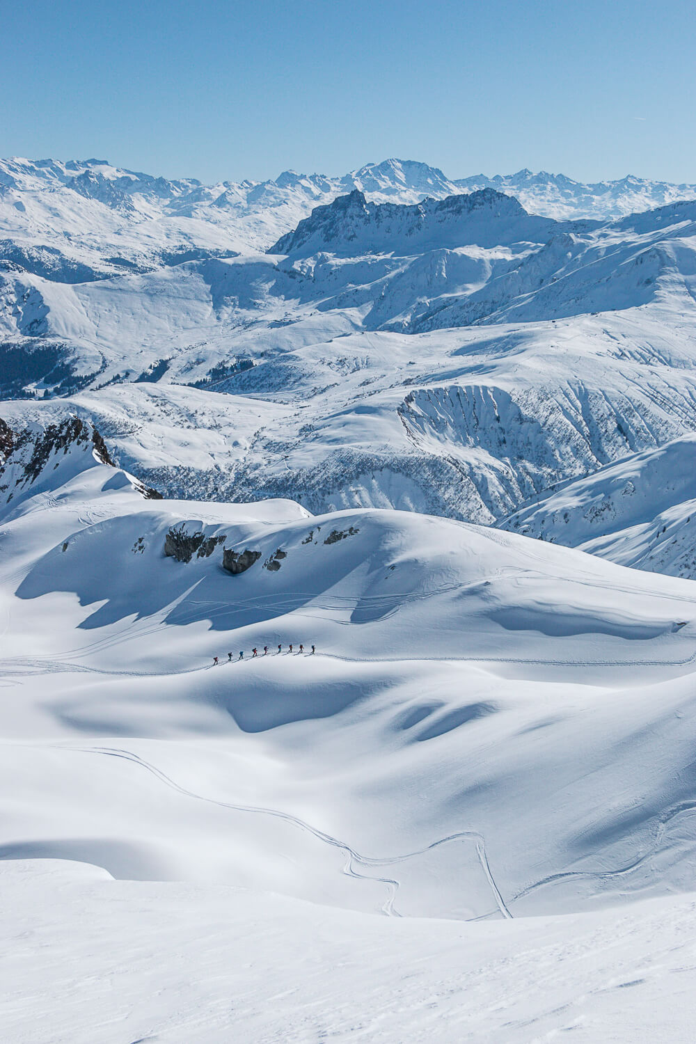 itinéraire ski de rando dans les Alpes