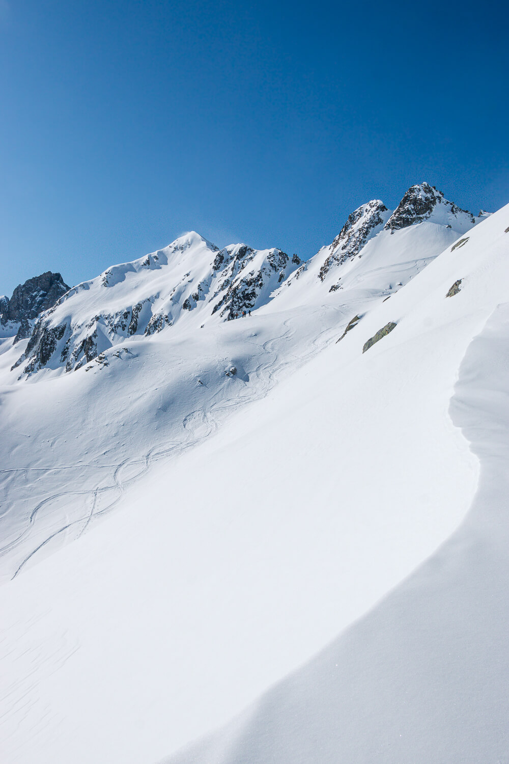 massif de la lauzière en ski de rando, Savoie
