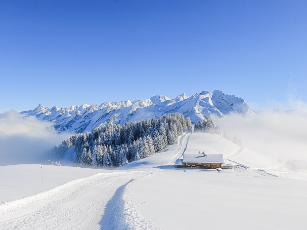 itinéraires de randonnées en raquettes à neige Haute-Savoie